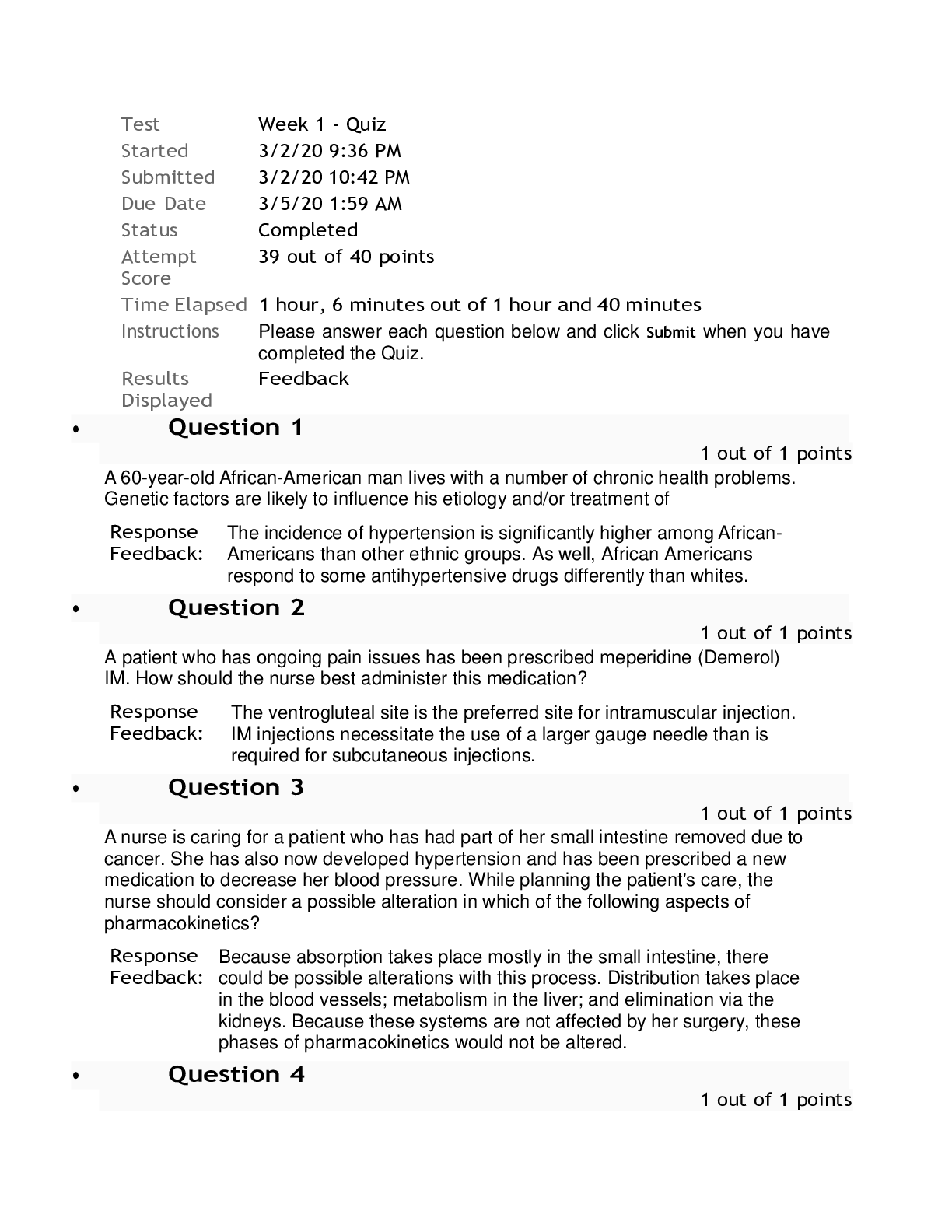 Preview image for Pharmacology test- wk 1